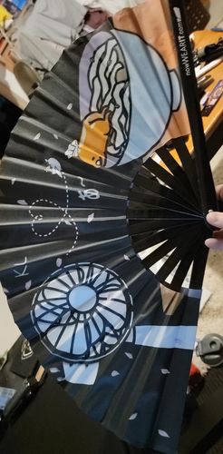 Customer photo review of Custom Hand Fan