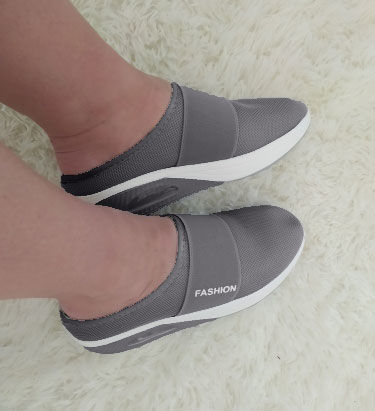 Customer photo review of Chaussons Orthopédiques Apaisant le pied - Pantoufles Respirantes Été