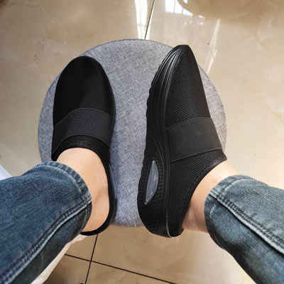 Customer photo review of Chaussons Orthopédiques Apaisant le pied - Pantoufles Respirantes Été