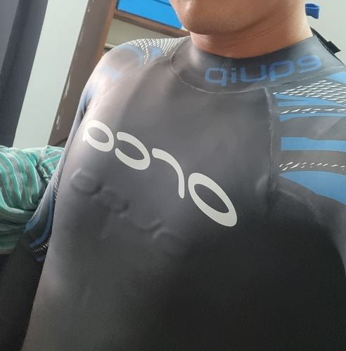 Customer photo review of MENS EQUIP WETSUIT ORCA