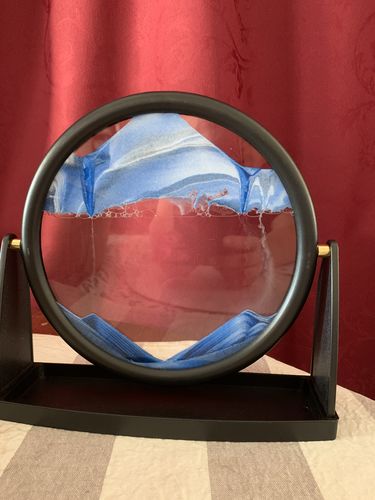 Customer photo review of ROUND Sand Art Mesmerizing Moving Picture