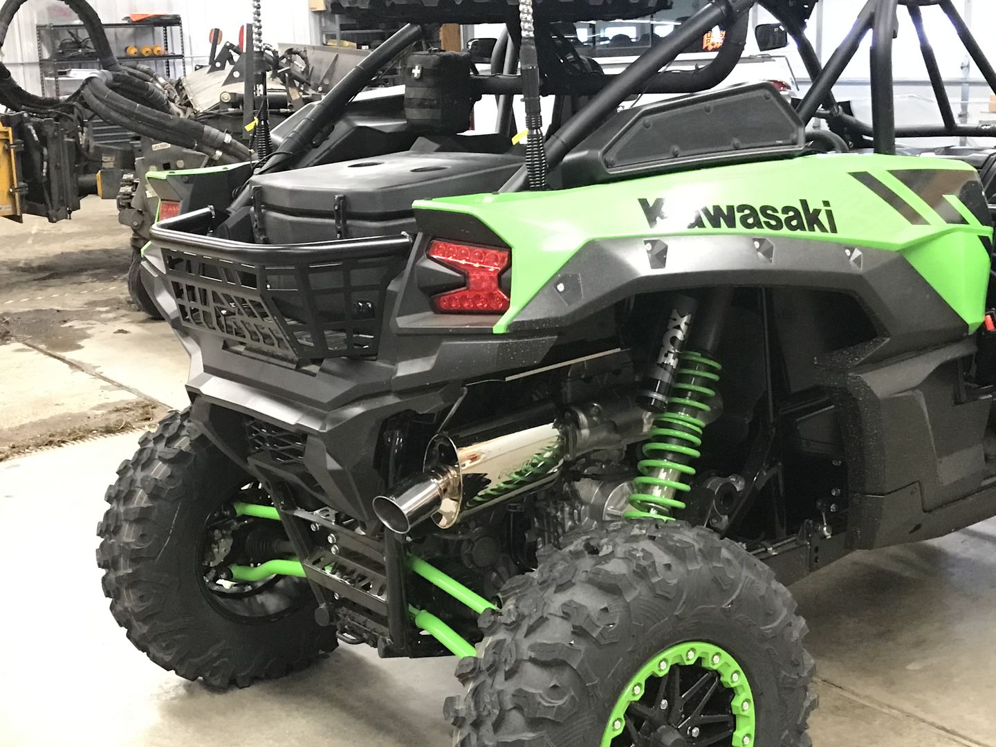Customer photo review of RPM SxS Teryx KRX 1000 Catless Slip On Sport Muffler KRF1000