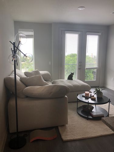 Customer photo review of Fluffy 3pc Modular Sectional