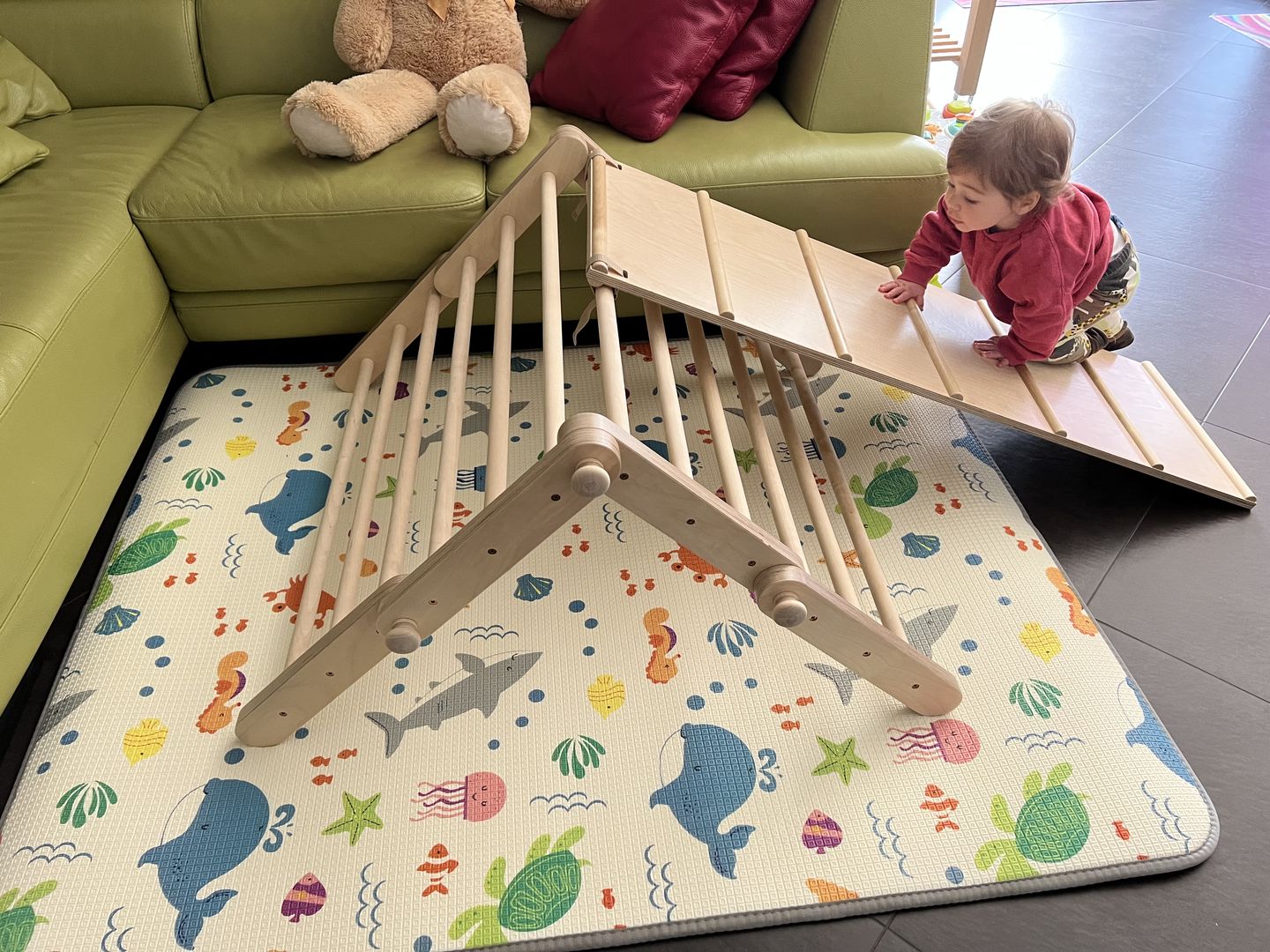 Customer photo review of Modifiable Climbing Frame MOPITRI®, Inspired by Emmi Pikler