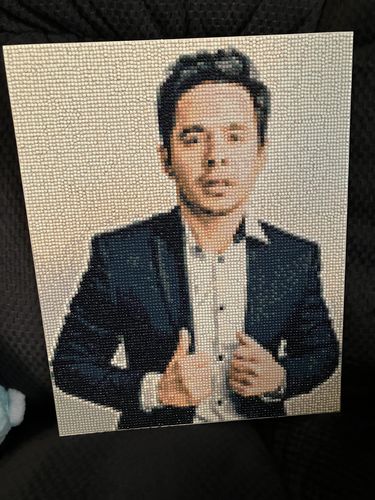 Customer photo review of Custom Diamond Painting Kits for Adults DIY 5D - Photo Diamond Art Shipped from USA