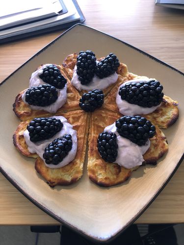 Customer photo review of Low Fat Vanilla Viking Waffles 5.00% Off Auto renew (Ships every 30 Days)