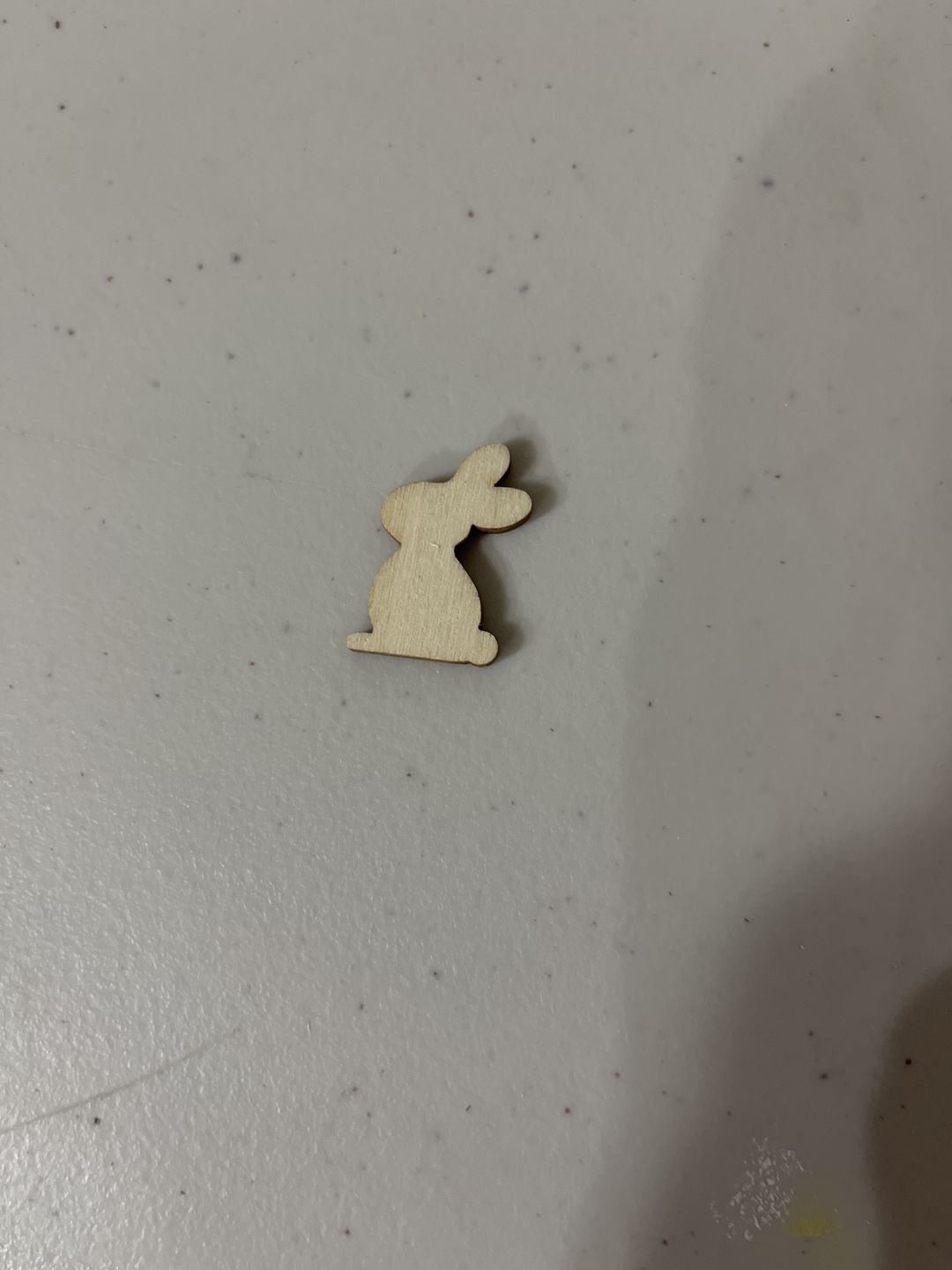 Customer photo review of Unfinished Wooden Easter Bunny Shape - Craft - up to 36" DIY