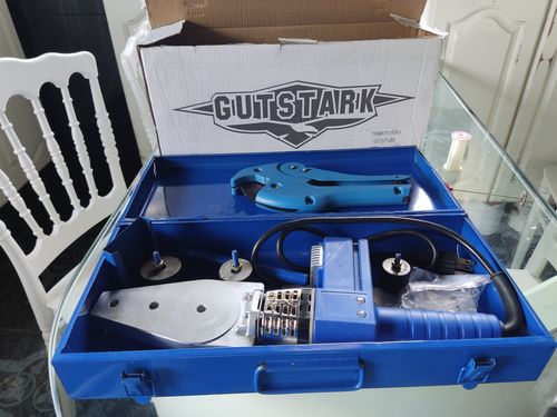 Customer photo review of Termofusora Kit 600w 3 Dados 1/2 A 1 In Tijeras Corta Tubo