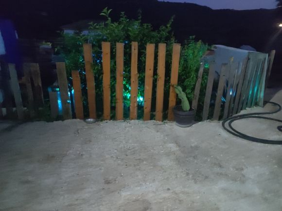 Customer photo review of TSUN RGB LED Outdoor Solar Spotlight