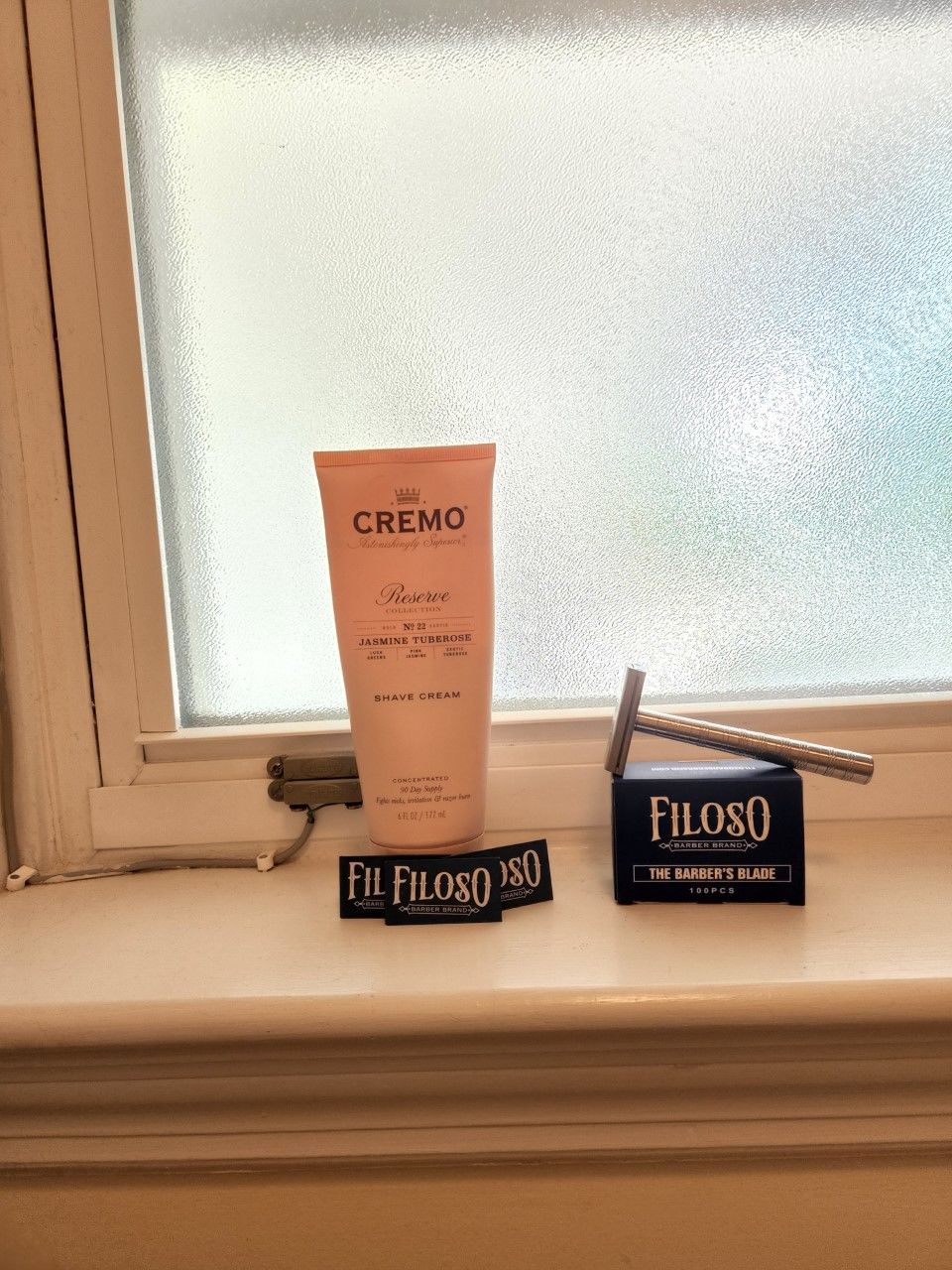 Customer photo review of Filoso Razor Blades