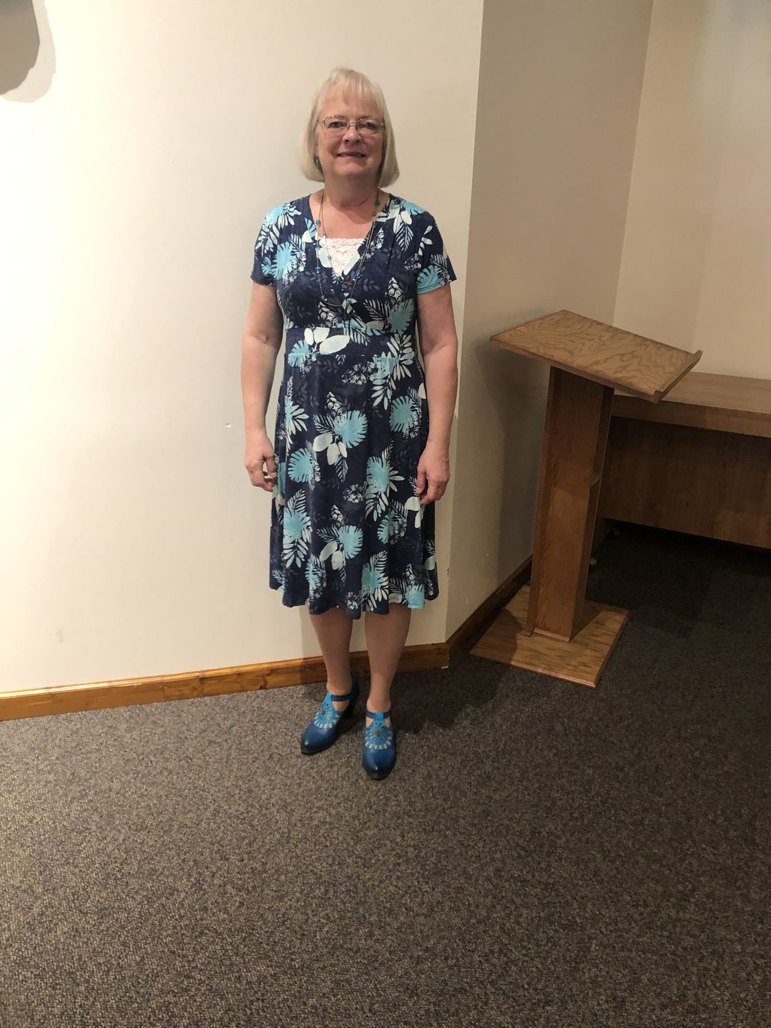 Customer photo review of Retro Leather Grace Adjustable Belt Pumps