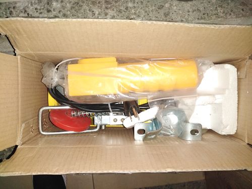 Customer photo review of Polipasto Control Electrico Cable 20m Carga 200kg