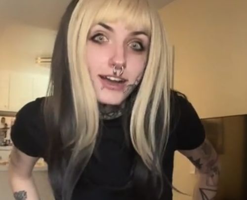 Customer photo review of Ocean Gray Colored Contact Lenses