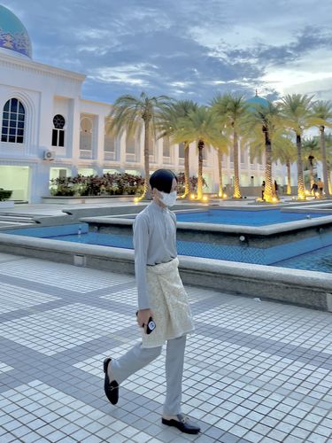 Customer photo review of Mules - Black Pebble Grain Leather Horsebit Buckle