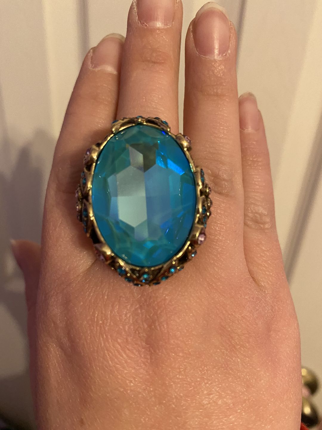 Customer photo review of Heidi Daus® "Dare to Wear" Crystal Statement Ring
