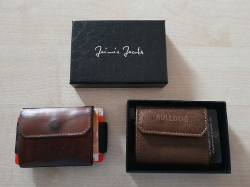 Customer photo review of Nano Boy Pocket card holder wallet with leather coin pocket