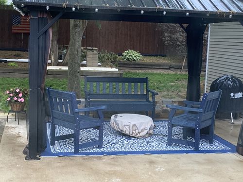 Customer photo review of Garden Mission Bench