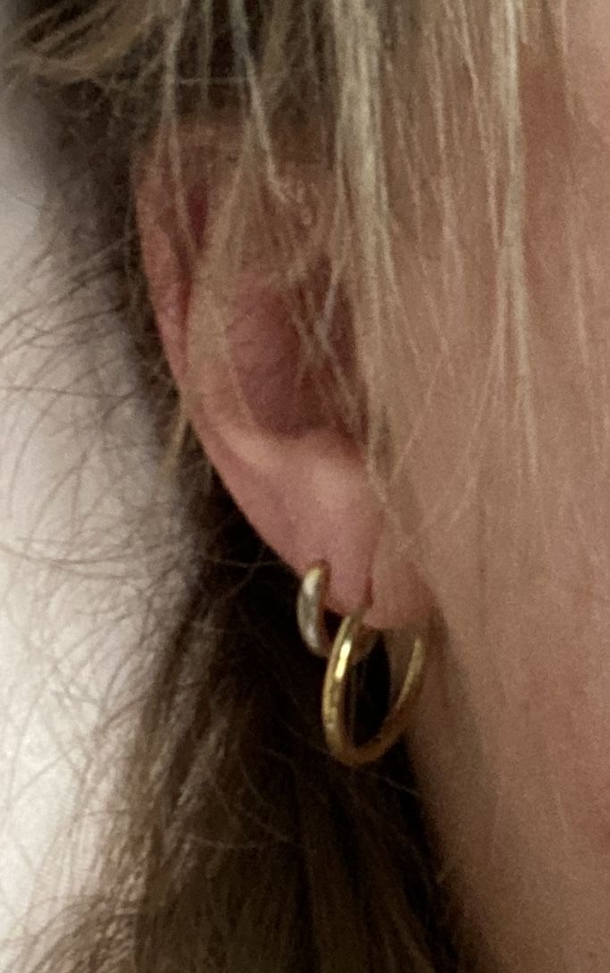 Customer photo review of Essential Earrings Small