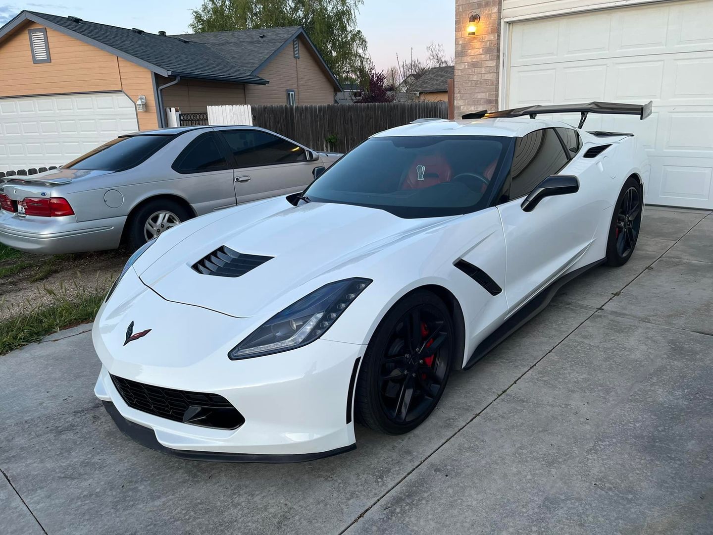 Customer photo review of Corvette C7 ZR1 ZTK Conversion Rear Spoiler High Wing