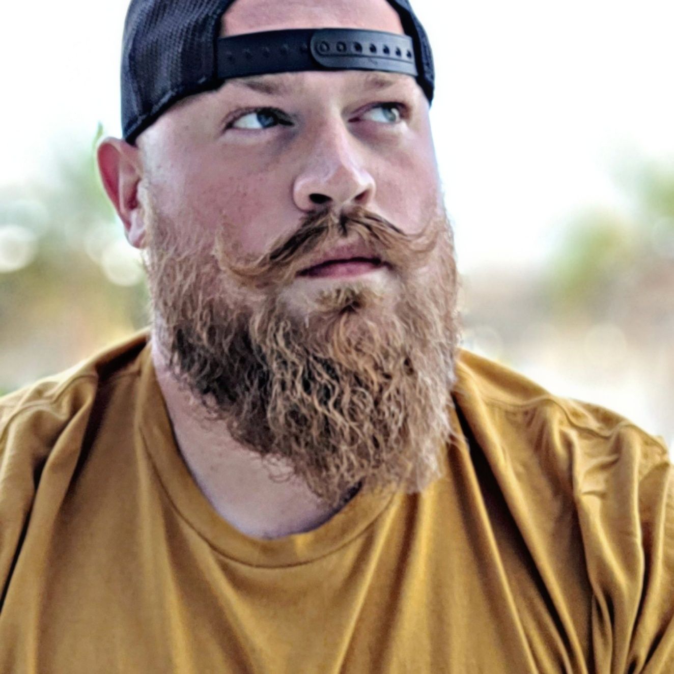 Customer photo review of Donut Operator Mustache & Beard Pack