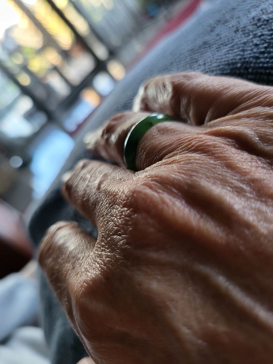 Customer photo review of Greenstone Ring