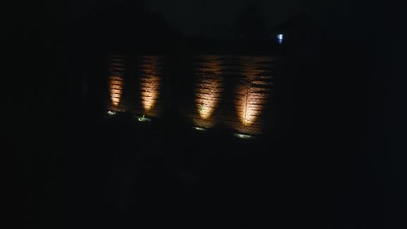 Customer photo review of TSUN Separate LED Solar Spot Lights Warm White