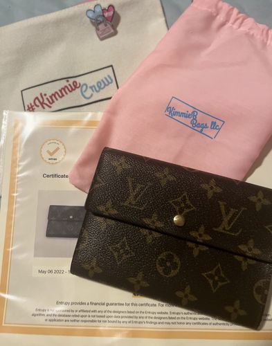Customer photo review of Preloved Louis Vuitton Monogram Porte Tresor Etui Papiers Trifold Wallet SD0042 050622