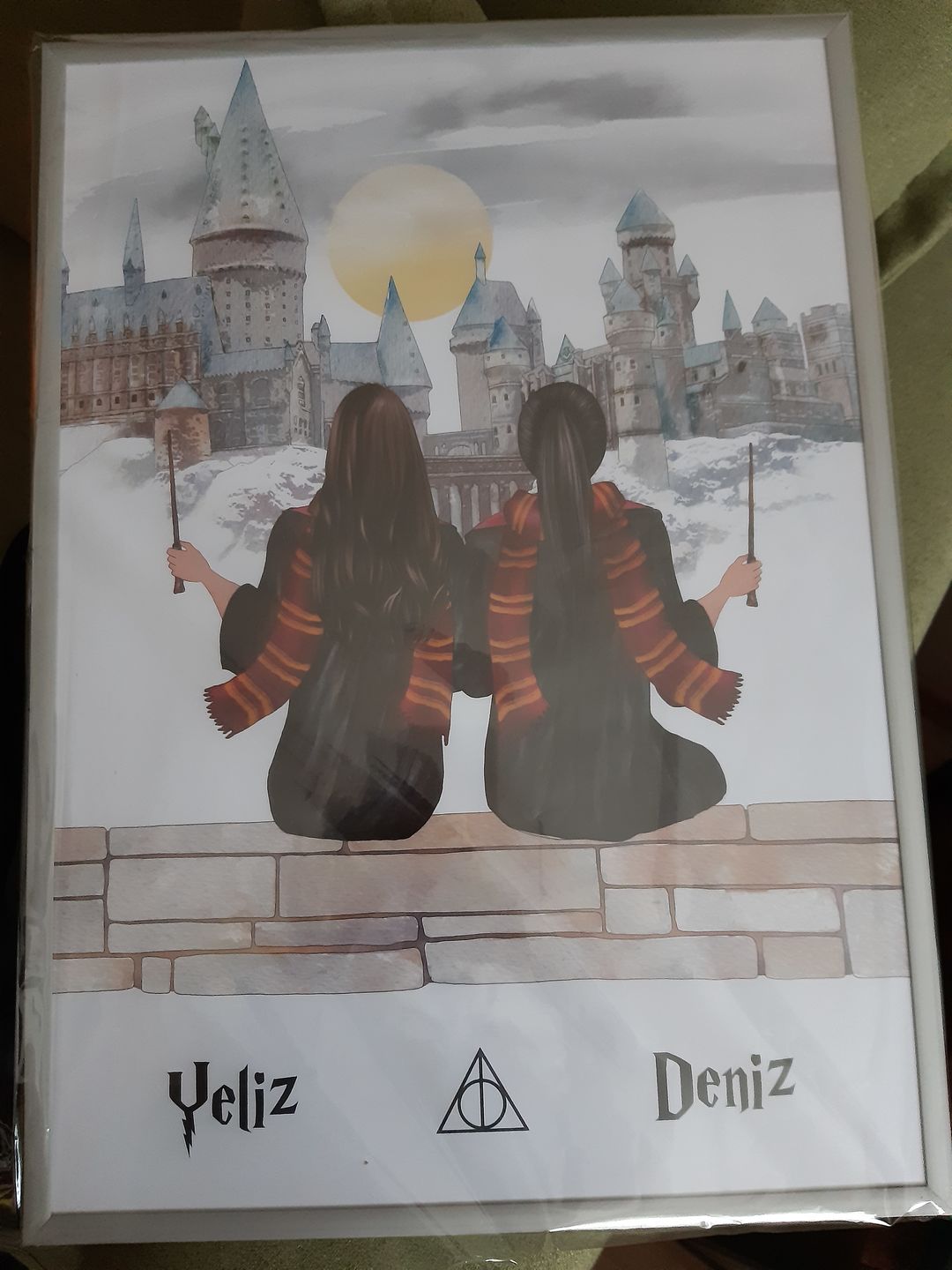 Customer photo review of Zauberinnen/Zauberer - Personalisiertes Poster