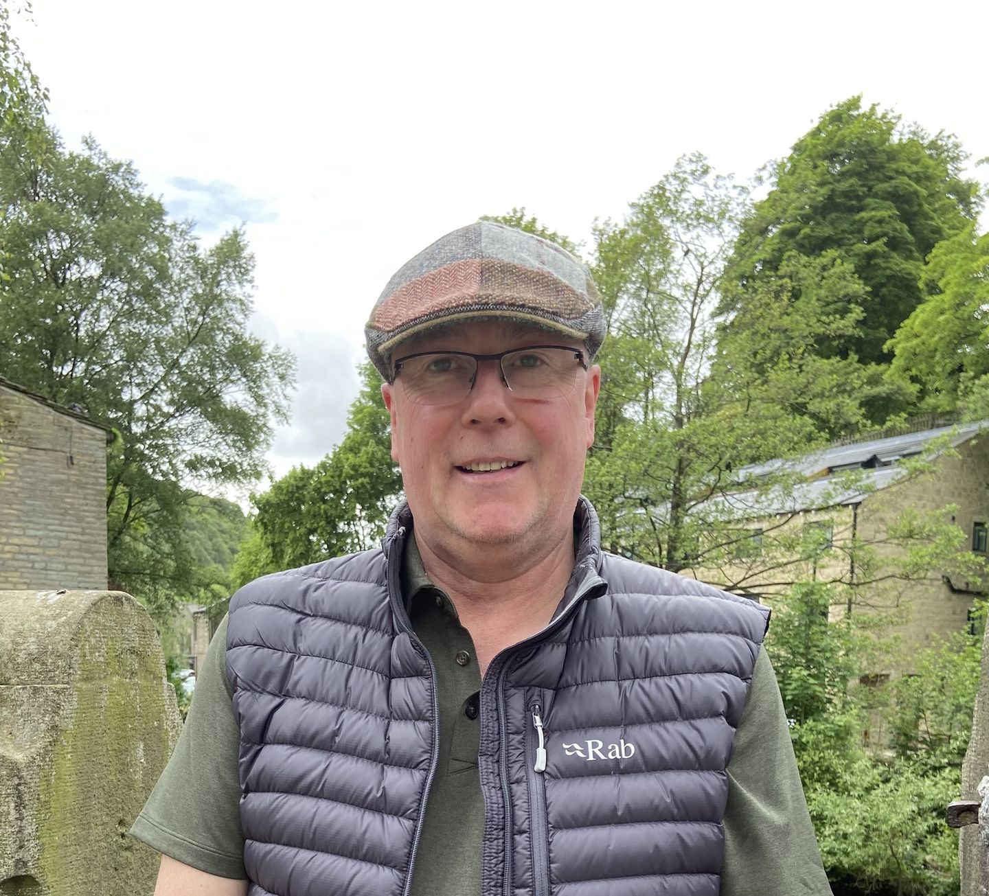 Customer photo review of Vintage Cap Patchwork Tweed