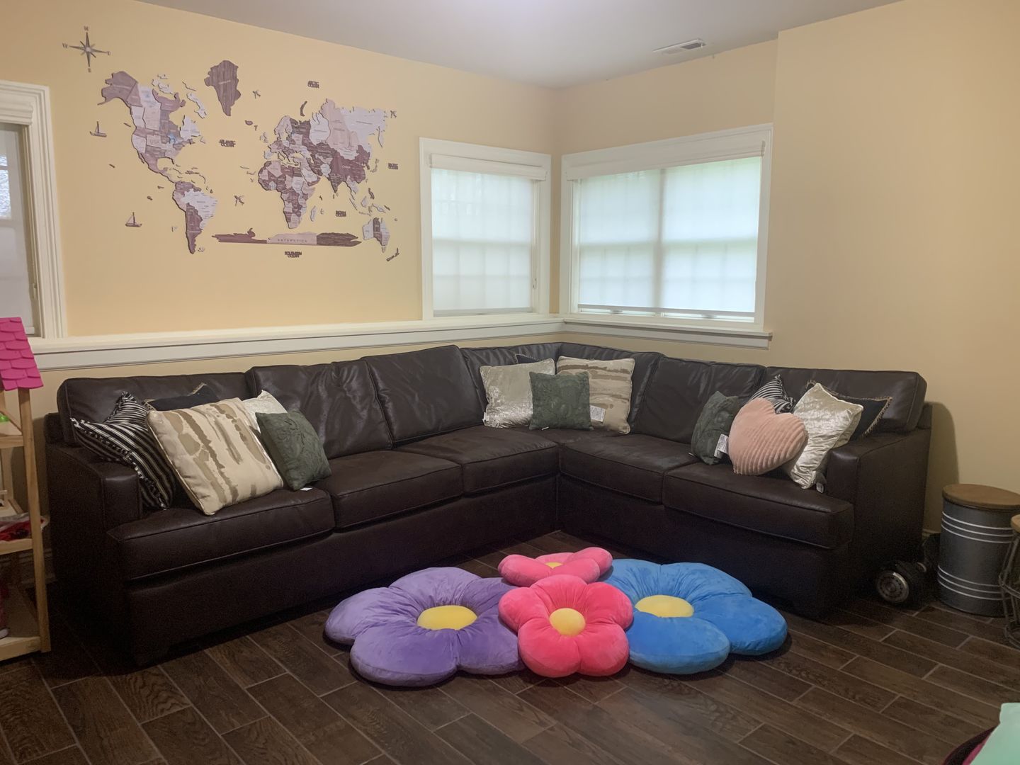 Customer photo review of 3D Wooden World Map Cappuccino