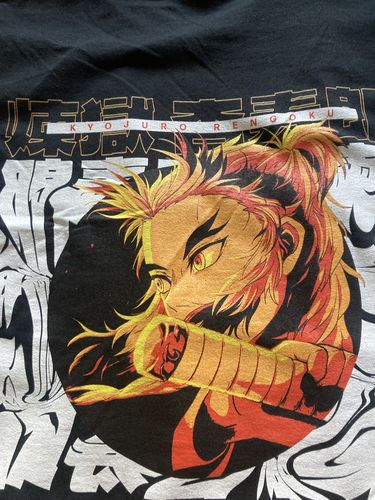 Customer photo review of Rengoku Kyojuro - Graphic Tee