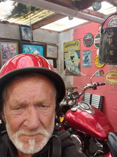 Verified rider photo review of Glossy Red German Motorcycle Helmet