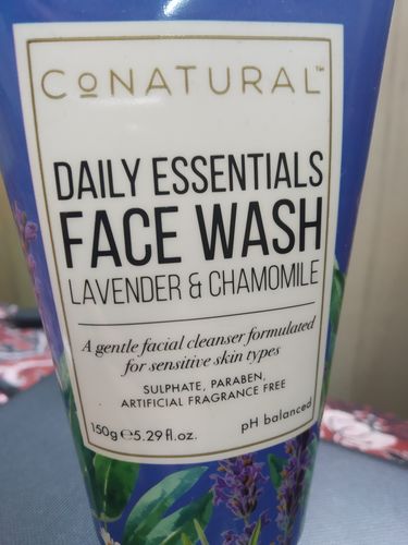 Customer photo review of Daily Essentials Face Wash - Lavender & Chamomile
