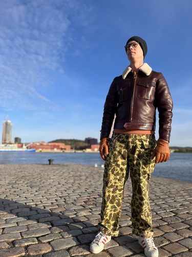 Customer photo review of 1943 US Army Duck Hunter Camo Pants