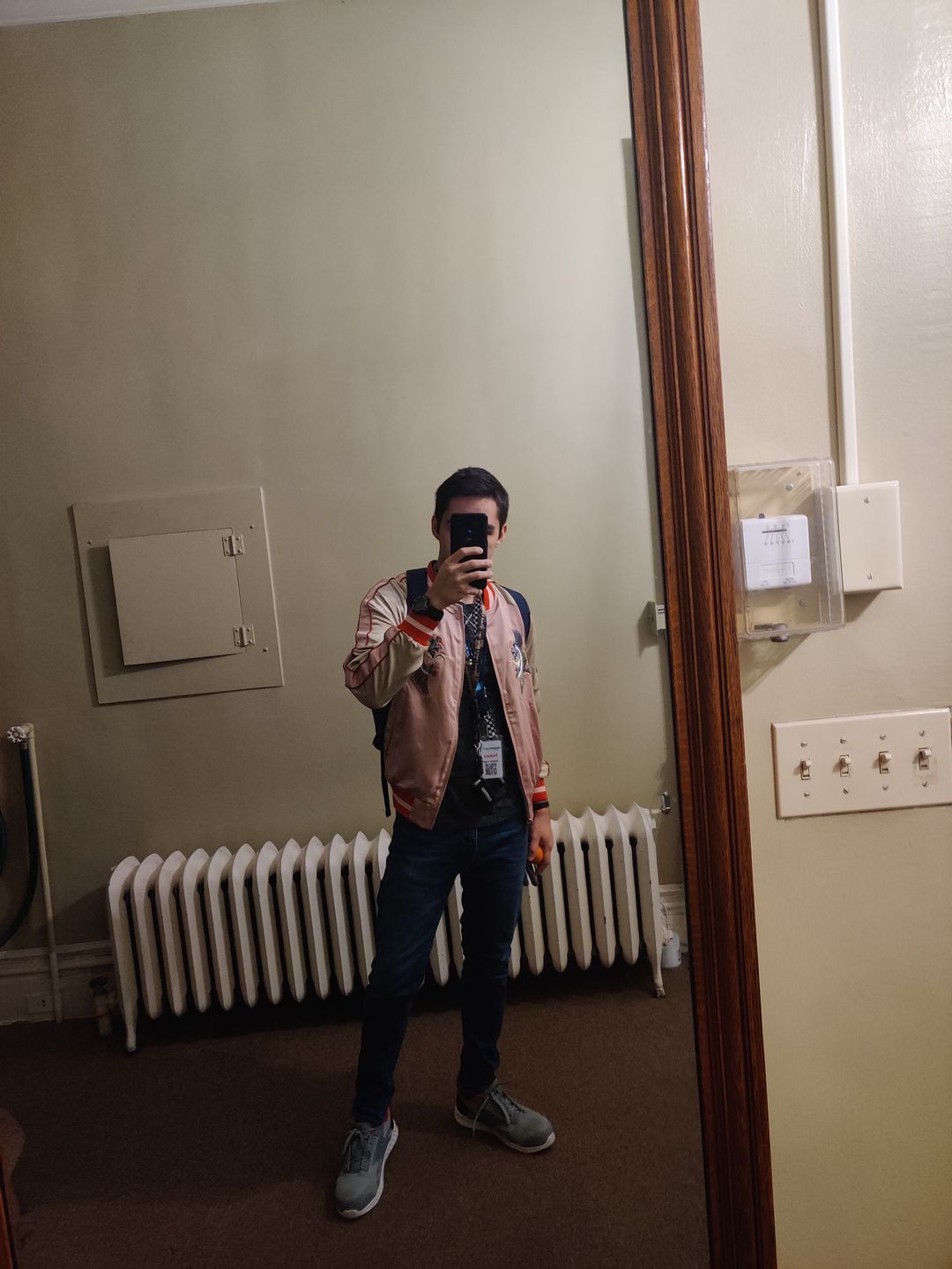 Customer photo review of Mountain & Tiger Souvenir Jacket [Reversible]