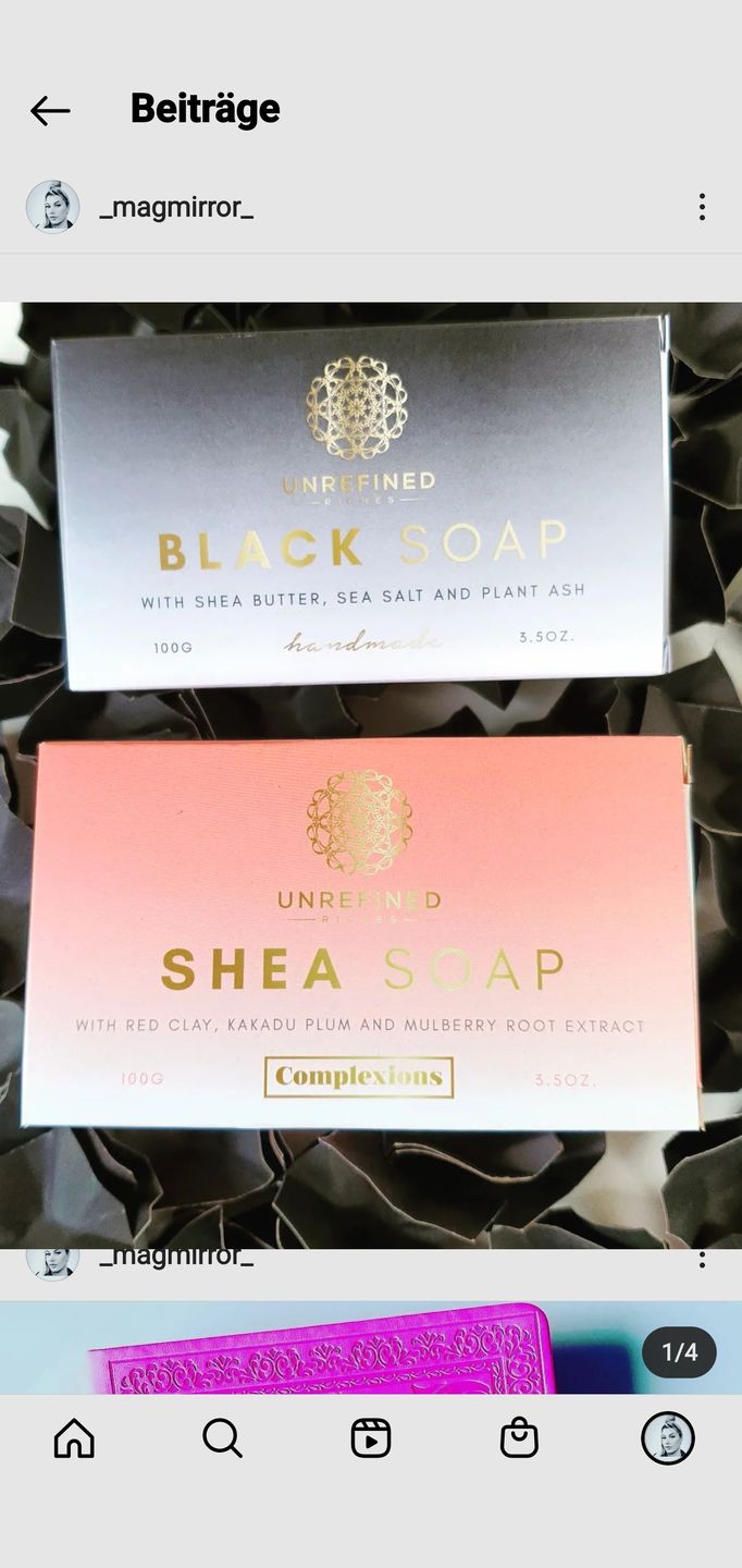 Customer photo review of SHEA SOAP