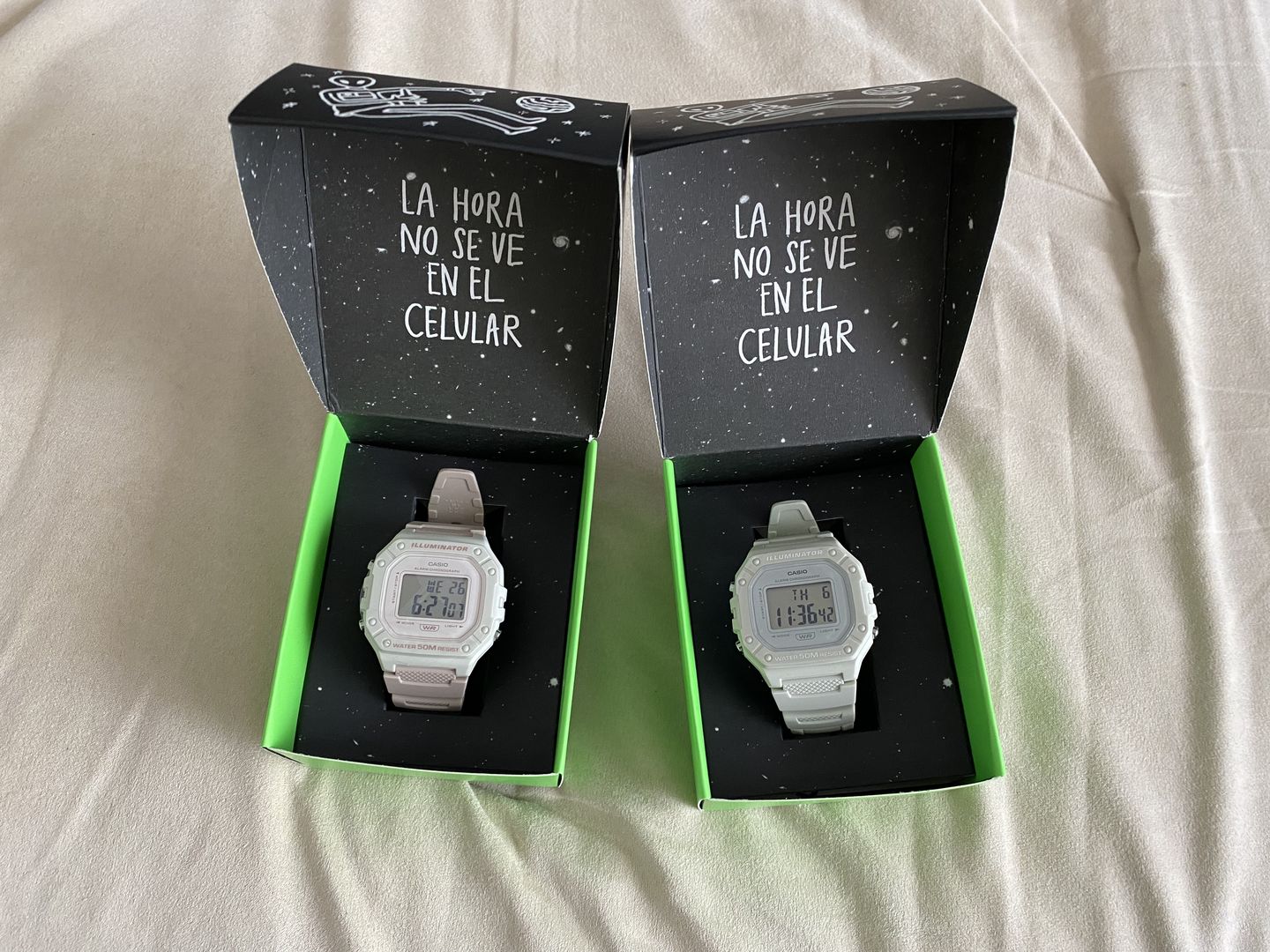 Customer photo review of Reloj Casio Vintage W-218HC-4A2VDF Rosado Suave