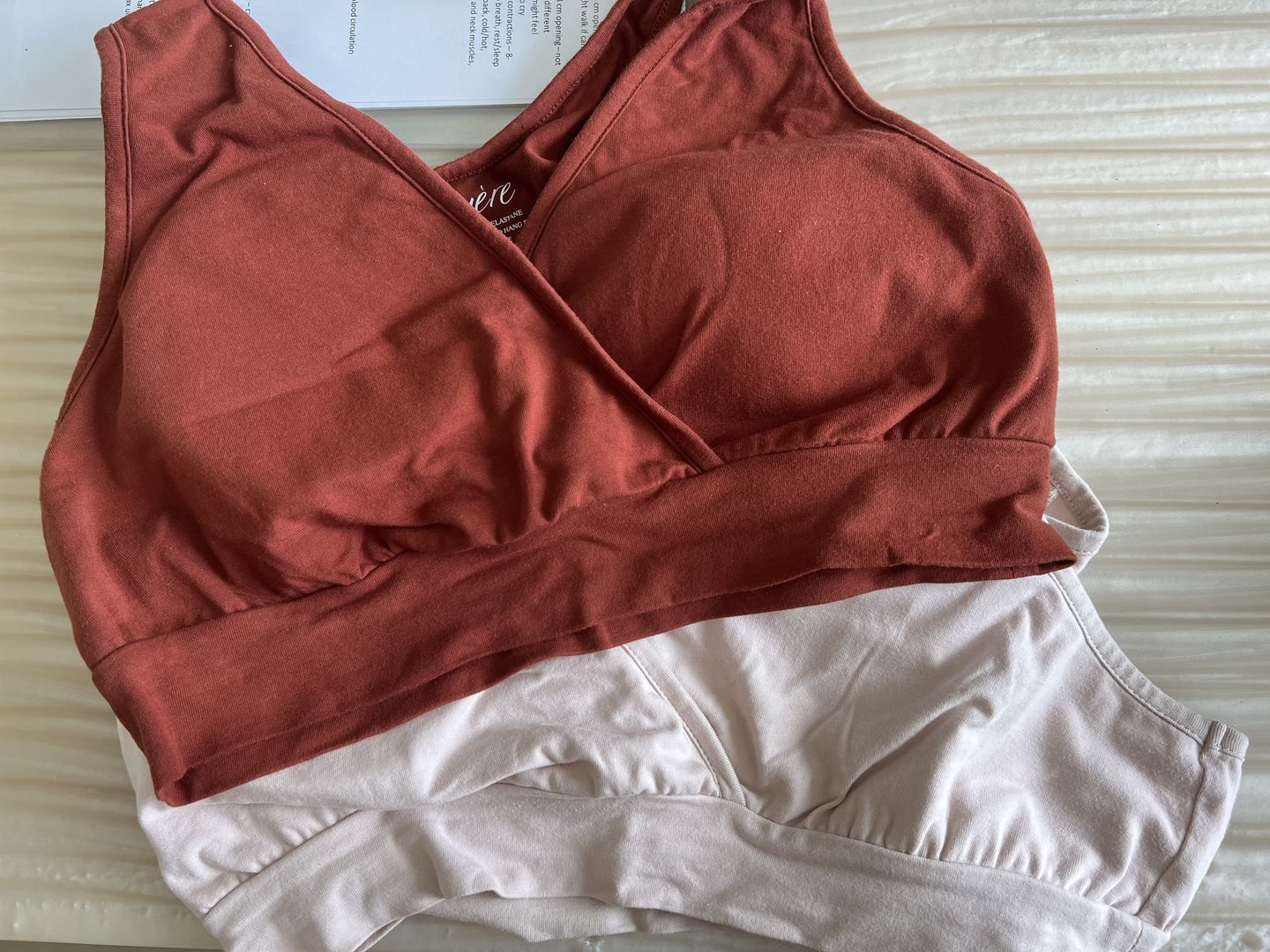 Customer photo review of Chloe Dream Love Organic Bra