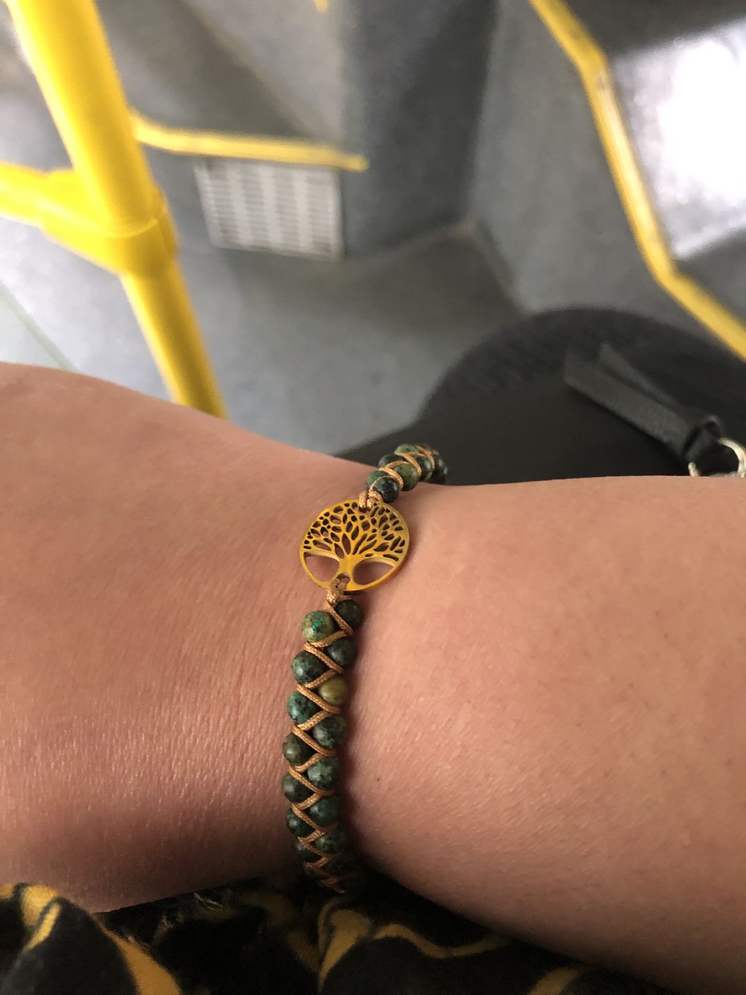 Customer photo review of LEBENSBAUM Armband aus Afrikanischen Jaspissteinen