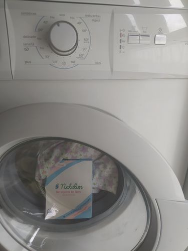 Customer photo review of Eco-Tiras de Detergente 40 lavados Natulim