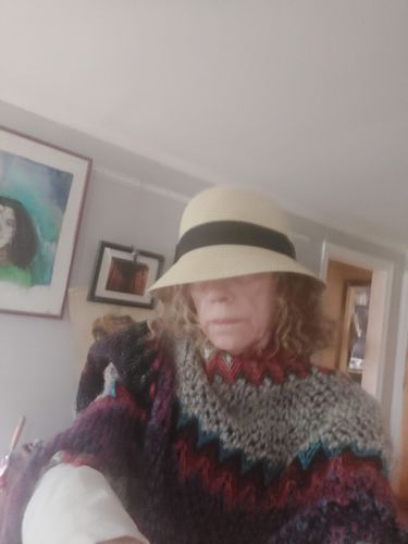 Customer photo review of Winter Knitted Warm Tassel Scarf Shawl