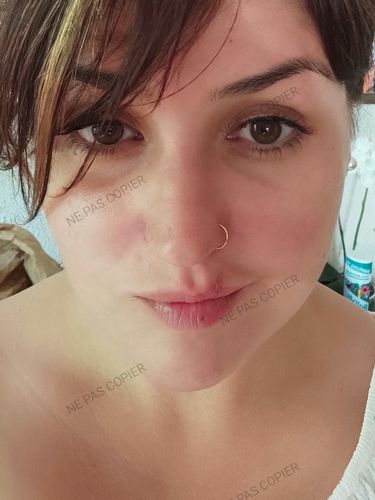 Customer photo review of Faux piercing Léa