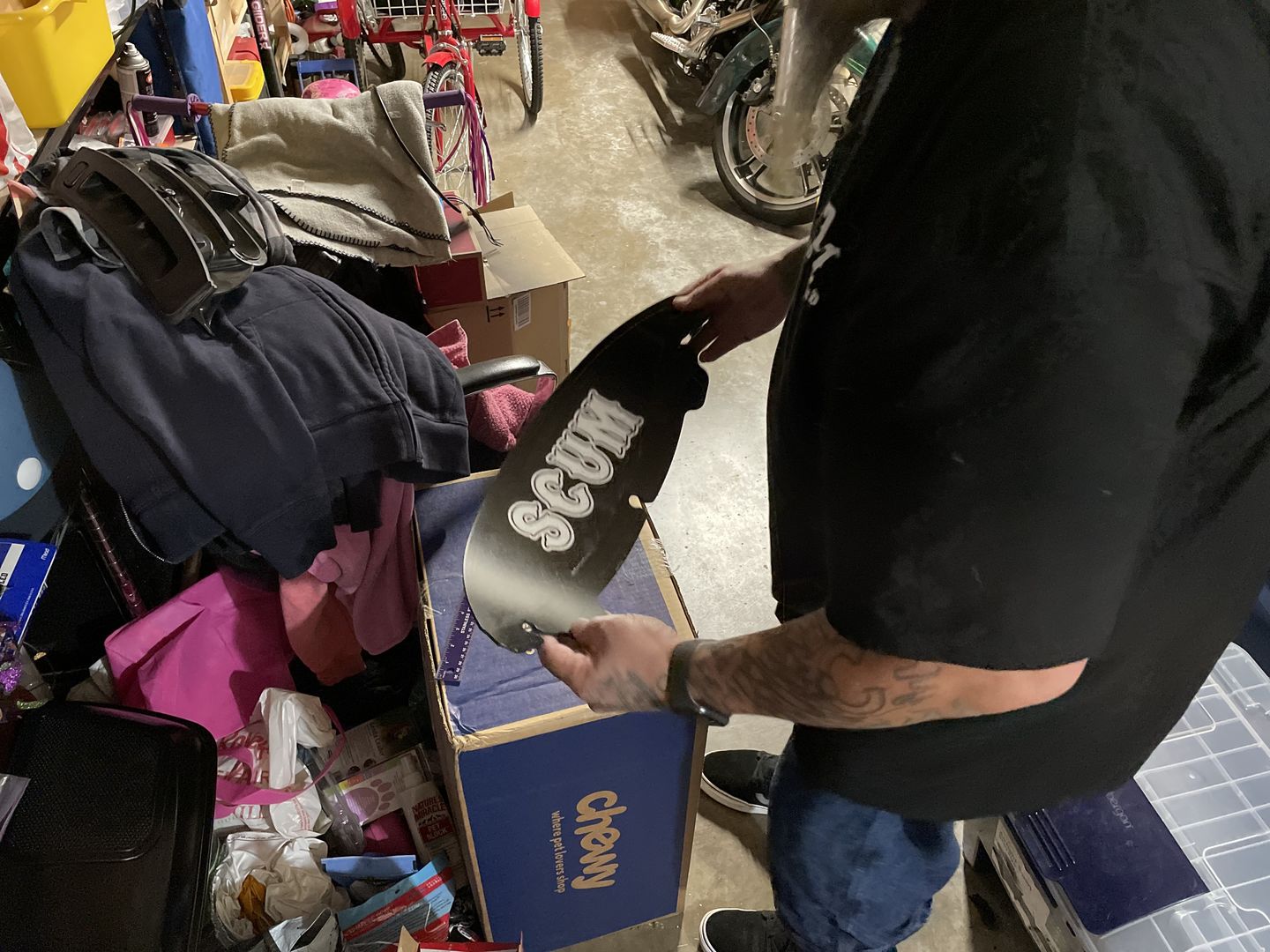 Customer photo review of LARGE SCUM STICKER