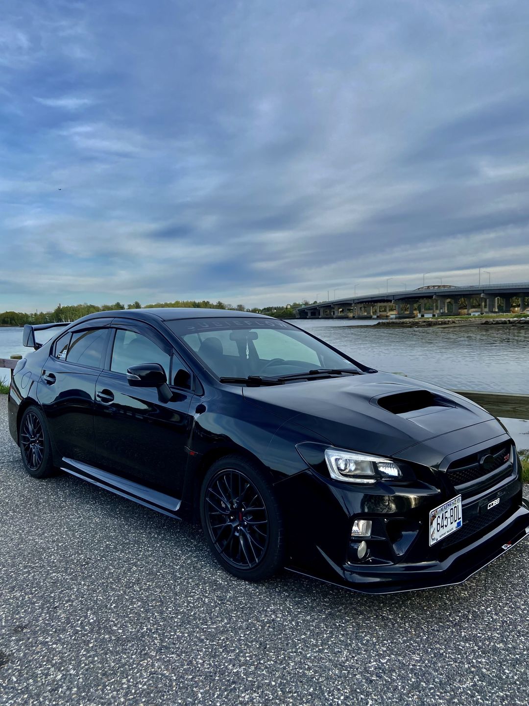 Customer photo review of Reverse Cut Windshield Banners