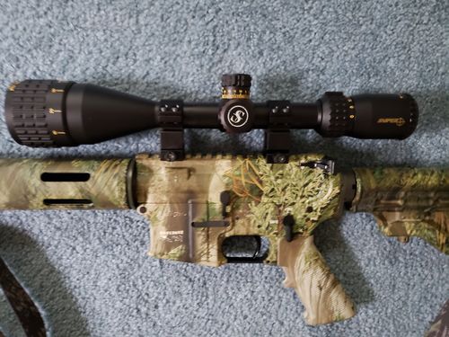 Customer photo review of Sniper NT-HD 6-24X50AOL Scope with Red, Green Illuminated Reticle