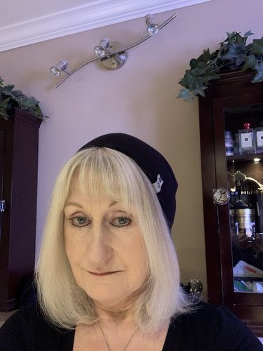 Customer photo review of Monashee Twist - multi wear beanie