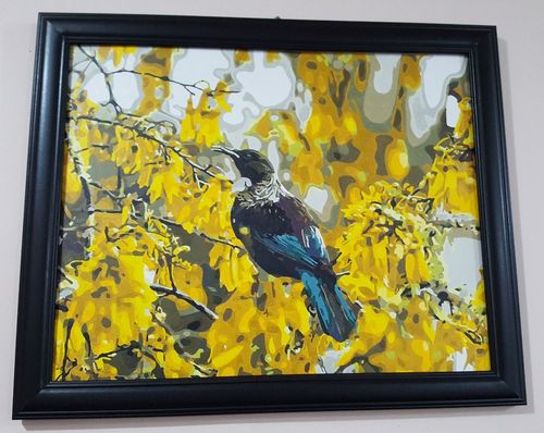 Customer photo review of Tui in Kowhai Tree