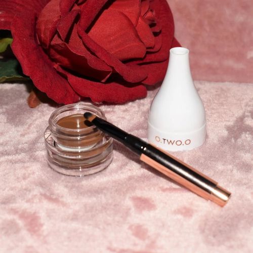 Customer photo review of O.TWO.O DYEING EYEBROW CREAM