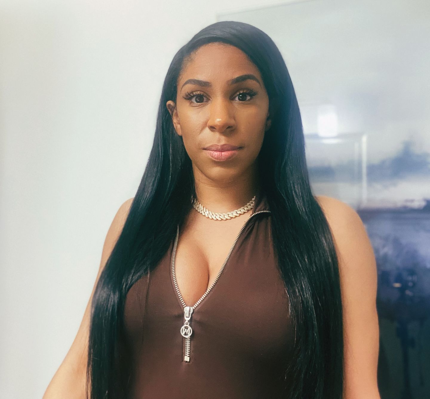 Customer photo review of Side Part Bangs Body Wave U Part/V-Part Wig AU24