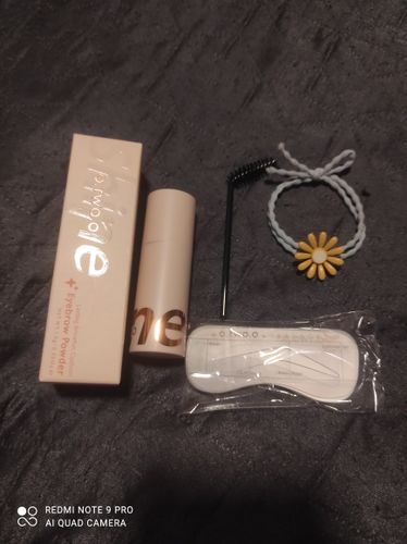 Customer photo review of O.TWO.O EYEBROW CUSHION POWDER